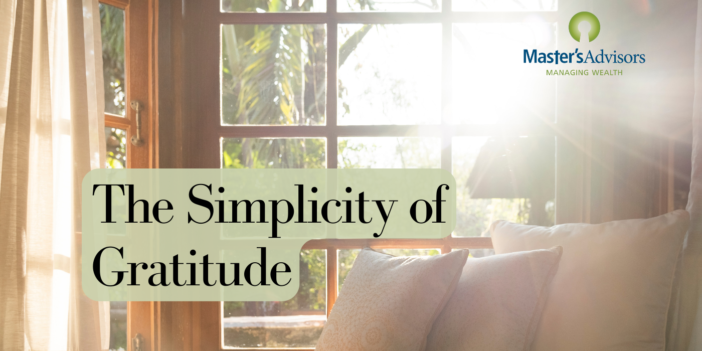 The Simplicity of Gratitude